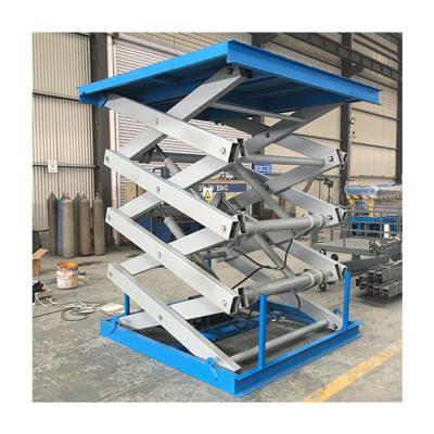 China Widely Stationary Hydraulic Lift for Stationary Cargo Scissor Lift Table 500kg 1000kg 2000kg for sale