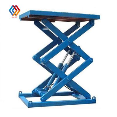 China Widely Fixed Scissor Lift Platform 2m Stationary Underground Cargo Lift 4m for sale