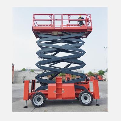 China High Quality Ce-certified Self Propelled Hotels Rough Terrain Scissor Lift Platform for sale