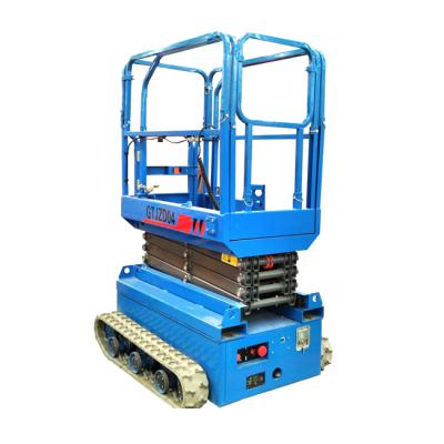 China Self Propelled Track Type Scissor Hotels Crawler Scissor Lift for sale