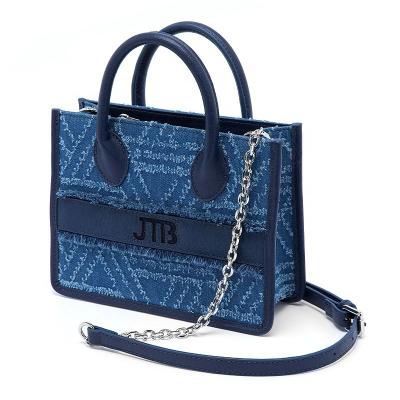 China None Fashions Denim Tote Bag Handbags Ladies Luxury Handle Designer Shoulder Bag Women Handbag for sale