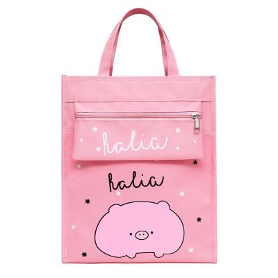 China 2022 new fashion waterproof children's shoulder bag water-repellent nylon cartoon printing boys girls school bags for sale