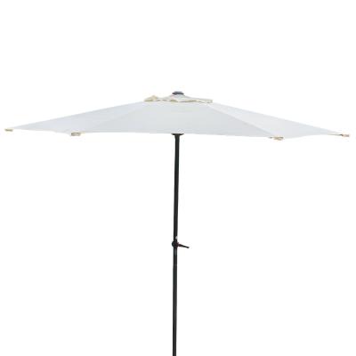 China Modern 2.7M Cheap Hot Sale Sun High Quality Large Steel /Aluminum Parts Modern Commercial Outdoor Umbrella Garden Parasols for sale