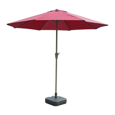 China Modern Hot Sale High Quality Outdoor Wholesale Outdoor Waterproof Steel Crank Umbrella Cafe Patio Garden Umbrellas for sale