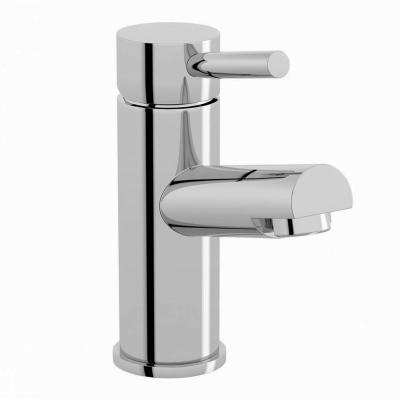 China Metered Faucets Single Hole Handle Bath Faucet Modern Chrome Bathroom Basin Mixer Brass Faucet for sale