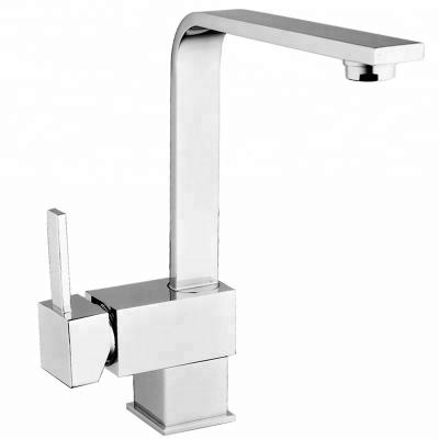 China Electric Single Tap Chrome Plating Handle Mixers Factory Supply Sink Kitchen Faucet Faucet for sale