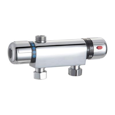 China Solar Waterless Heater Thermostatic Shower Faucet Slide Bar Valve for sale