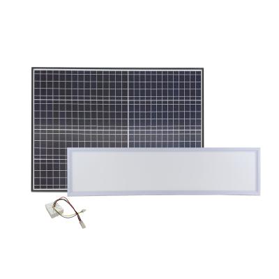 China Rectangle Solar Kit Surface Mount With Radar Ceiling Light Housing 6063 + PC Aluminum Cover LED Sensing System Solar Power For Home for sale