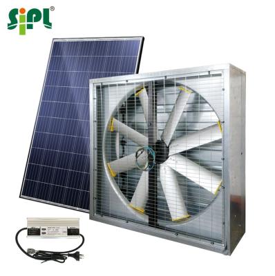 China Solar Powered Direct Drive AC/DC Energy Saving Ventilation High Ventilation Tunnel Green House Greenhouse Greenhouse Solar Powered Industrial Exhaust Fan for sale