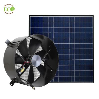 China Solar Wall Mounted Fan Solar Air Conditioner Duct Tool Household Ventilation Fan Solar Panel Gable Fan R for sale