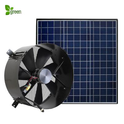 China Goods Household Duct Working Day and Night DC Fan for Covering Greenhouse Exhaust Fan Ventilation Solar Exhuasut Fans G for sale