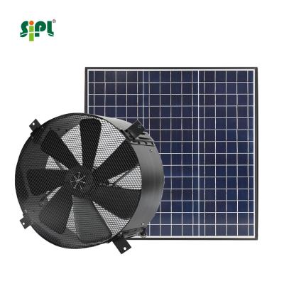 China Building Material Shops 14 Inch 40W DC Brushless Motor Driven Brushless DC Air Circulation Duct Fan Wall Mounted Cooling Exhaust Fan for sale