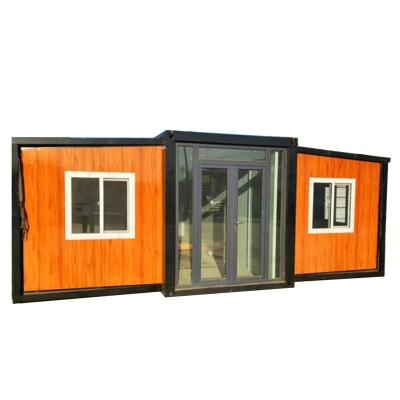 China Factory supply modern portable expandable cabin container house cheap folding prefab home villa with 2 bedrooms from Chinese supplier for sale