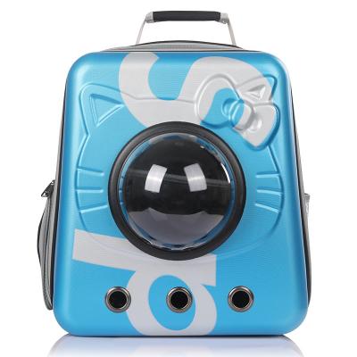 China New Design Pet Carrier Backpack Cat Backpack Space Portable Capsule Breathable Pet Cat Travel Carrier Bag for sale