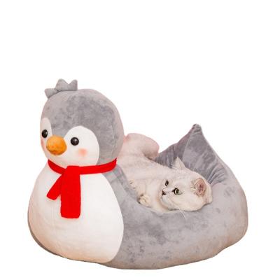 China New Design Pet Sleeping Bag Cat Sleeping Bed Small Puppy Dog Waterproof Pet Nest Duck Shape Cute Pet Beds for sale