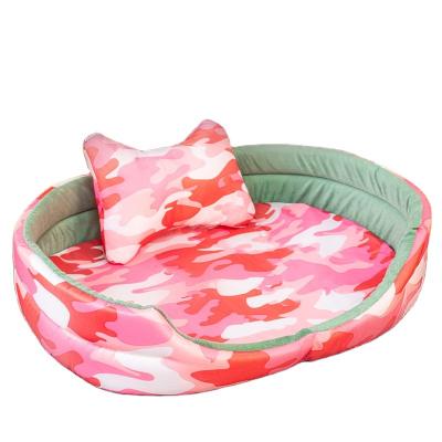 China Wholesale Comfortable Sofa PP Cotton Comfortable Pet Cat Travel Dog Bed Waterproof Pet Bed for sale