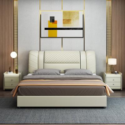 China New Design Luxury Wood Storage Bed Frame Crushed Velvet Queen Size Platform Bed for sale