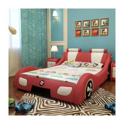 China Comfortable Kids Wooden Car Form Modern Bedroom Racing Car Bed For Boys CB46 for sale