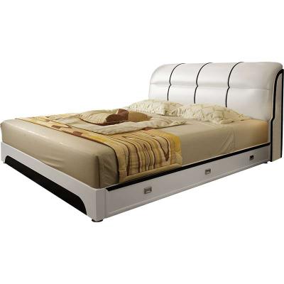 China Fantastic Quality Bedroom Storage Bed Multifunctional Design Leather Bed Storage Bed for sale