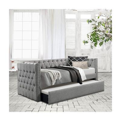 China Foldable High Quality Modern Two Seater Sofa With Bed Flat Pull Out Chesterfield Sofa With Bed for sale