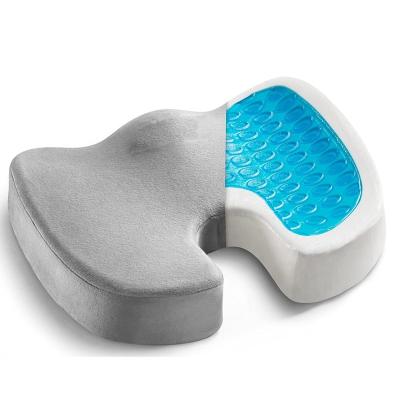 China Wholesale Magnetic Expanded Cushion Non Slip Orthopedic Memory Foam Coccyx Cushion For Tailbone Pain for sale