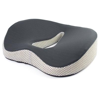 China Cool Massage Summer Office Chair Car Gel Memory Foam Orthopedic Cushion for sale