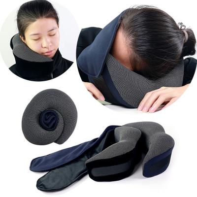 China Magnetic Multifunctional Travel Neck Support Set Eye Mask Neck Pillow Kit for sale