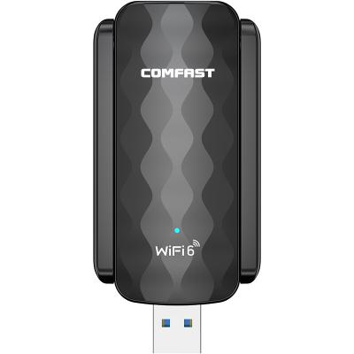 China Comfast CF-955AX V2 USB WiFi 6 Desktop/Laptop Adapter AX1800Mbps USB3.0 Wholesale High Speed ​​Wireless Network Adapter for sale