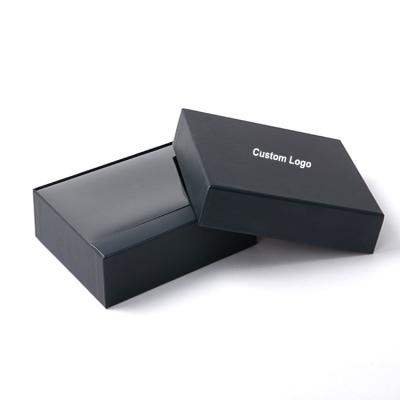 China Materials Factory Supplier Recycled Custom Empty Luxury Cookie Black Gift Craft Paper Box Chocolate Packaging Box for sale