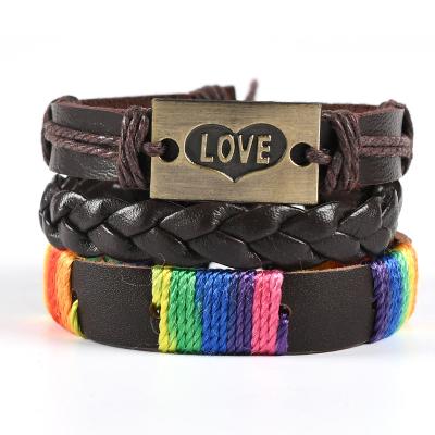 China BOHEMIA fashion men's leather bracelet for bracelet men jewelry wholesale N2106084 for sale