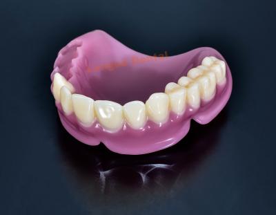 China Comfortable Acrylic Dental Plate Durable Acrylic Partial Denture for sale