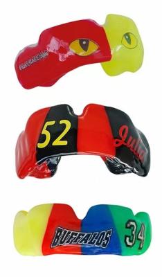 China Shock Absorbing EVA Sports Guard Lightweight Custom Mouth Guard for sale