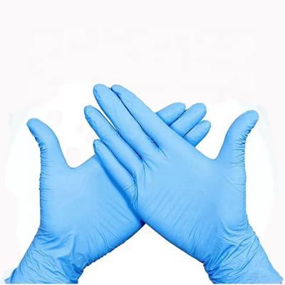 China Wholesale 5.0g M Waterproof Nitrile Glove Factory In Stock Food Grade 4 Mil for sale