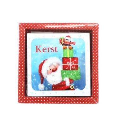 China Europe Manufacture Wholesale Merry Christmas Personality Printing Handmade Boxed Mini Greeting Cards for sale