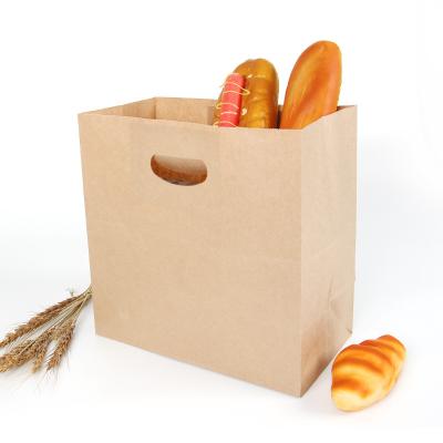 China Recycled Materials Price Cheap Custom Brown Recycle Logo Food Storage Take Away Kraft Paper Bags for sale