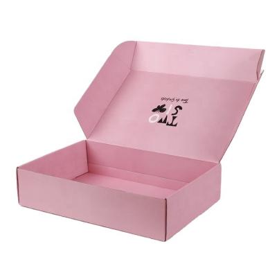 China Good Quality Materials Underwear Customized Recycled Printing Color Recycled Corrugated Paper Clothing Box for sale