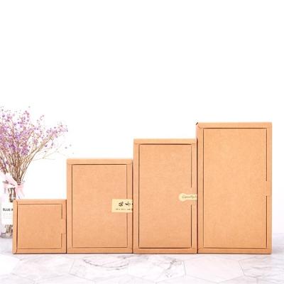 China Cheap Materials Price Good Quality Recycled Custom Brown Kraft Paper Packaging Gift Boxes With Logo for sale