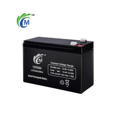 China Long Cycle Life Competitive Price 1.75kg Positive Plate Lead Acid Auto Batteries 12V5Ah 151*51*94*100mm For Electric Vehicle for sale