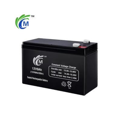 China Long cycle life 12V9Ah 151*65*94*100mm outstanding quality 2.53kg lead acid battery to replace 12v bike charger car lead acid battery for sale