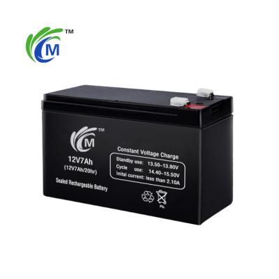 China Long cycle life 151*65*94*100mm sealed lead acid battery 2.03kg lead acid battery competitive price 12v 7ah for sale