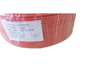 China Solar System DC PVC XLPE Low Voltage Double Insulated Copper Wire 6mm Solar Cable 4mm for sale