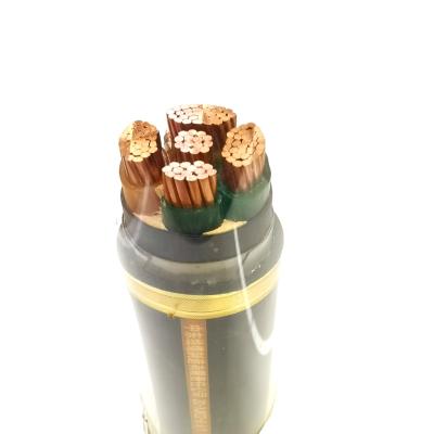 China Construction 150mm 5 Core XLPE Insulated PVC Sheath Fire Resistant Armored Power Cable for sale