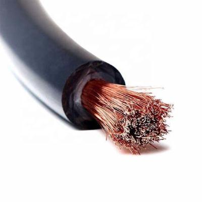 China 2/0 1/0 A.W.G. Rubber Insulation 95mm2 Industrial Flexible Copper Power Welding Cable 25mm 35mm2 50mm 70mm for sale