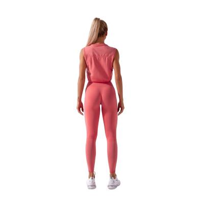 China Women Breathable High Waist Seamless Fitness Leggings Loose Sports Yoga Set for sale