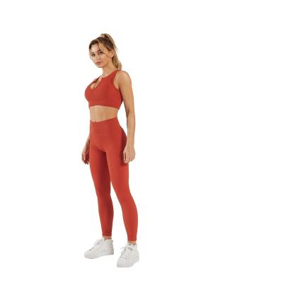 China Factory Outlet Ladies Breathable Seamless Sportswear Skinny Sleeveless Yoga Pants Yoga Suits for sale