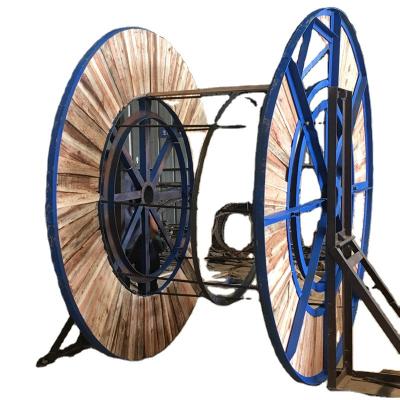 China Wooden winding spool and wire drum for wood steel cable spool for sale