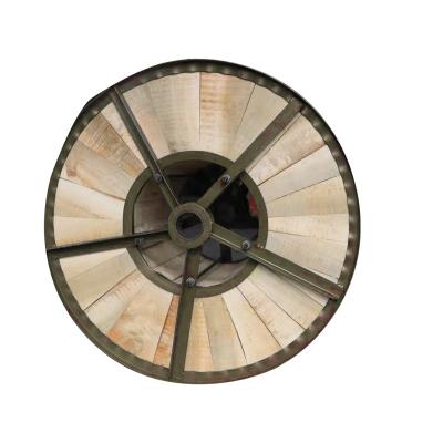 China Cable Drum Winding Round Reel Wheel With Wood And Steel Material for sale