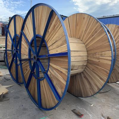 China Wooden spool cable drum winding supplier and metal cable spool for cable for sale