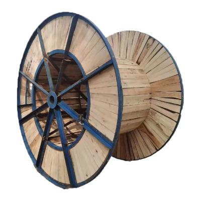 China Coil 600mm-2800mm Winding Wood Flange Diameter Steel Cable Reels for sale