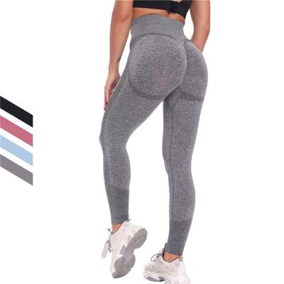 China JSMANA High Quality Seamless Sports Yoga Butt Lift Women Breathable Custom High Waisted Slimming Leggings for sale